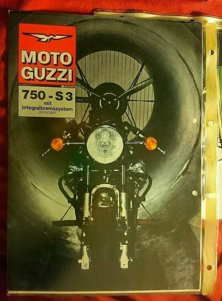 Moto Guzzi Jahresprospekt 1975+750S3div. 850+Cali+I-Convert in Köln