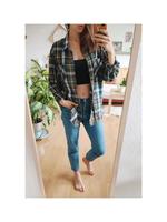 Levis Levi's Hemd Bluse Khaki blau weiß kariert Hessen - Gießen Vorschau