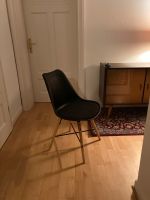 schwarzer Stuhl  mit Holzbeinen Dortmund - Hörde Vorschau