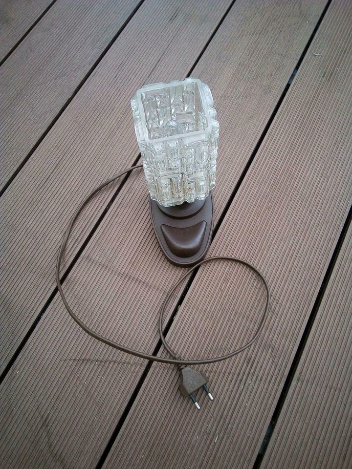 Vintage Nachttischlampe ca. 19,5 cm hoch in Kröv