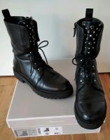 Tamaris Damen Stiefeletten Leder schwarz Gr. 38 gefüttert TOP Niedersachsen - Nordhorn Vorschau