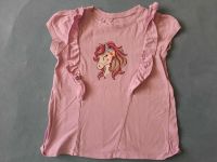 Einhorn T-Shirt mit Volant und Pailletten 122 Bayern - Lenggries Vorschau