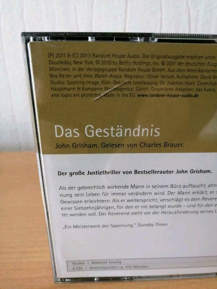 Hörbuch von John Grisham Das Geständnis in Hamburg