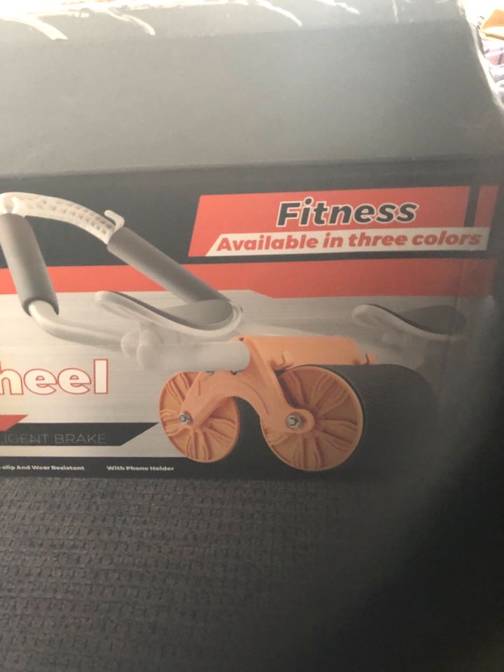 Fitness Abdominal Exercise Wheel orange in Simmertal