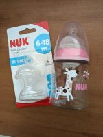 NUK First Choice Babyflasche Giraffe + Sauger Gr.S+M Anti Colic Brandenburg - Zehdenick Vorschau