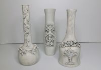 sehr edle Shabby Chick Vasen Glas Vintage Deko Geschenk ab Mitte - Wedding Vorschau