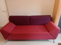 Rotes Zweisitzer Sofa mit Bettfunktion Baden-Württemberg - Wolfach Vorschau