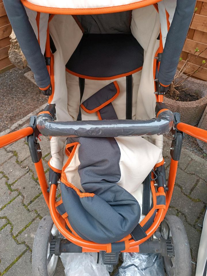 Kinderwagen Set Unikat Pulverbeschichtet in Heidenau