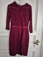 Bordeaux Spitzenkleid Hessen - Wiesbaden Vorschau