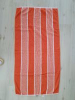 Strandtuch Badetuch Handtuch orange weiß 130x67cm Baden-Württemberg - Höpfingen Vorschau