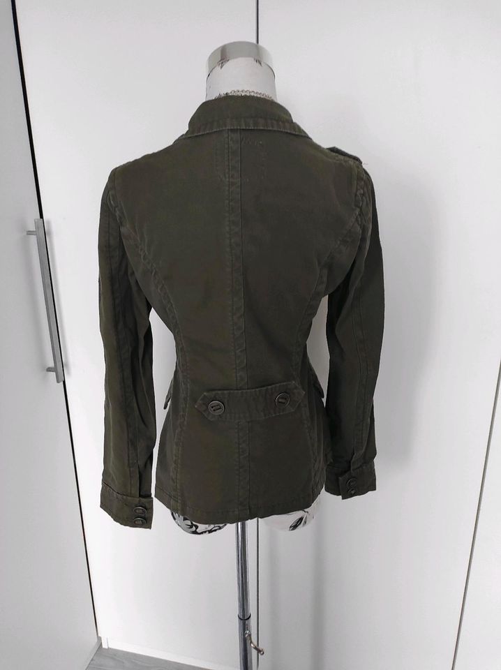 ⭐Amisu Blazer⭐Größe 34/XS⭐ Khaki, Jacket, Jacke⭐ Tarnjacke⭐Sommer in Bad Bevensen