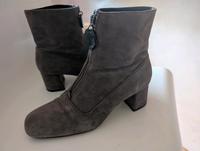 Stiefelette im Samtlook Damen taupe Größe 39 Rheinland-Pfalz - Dierbach Vorschau
