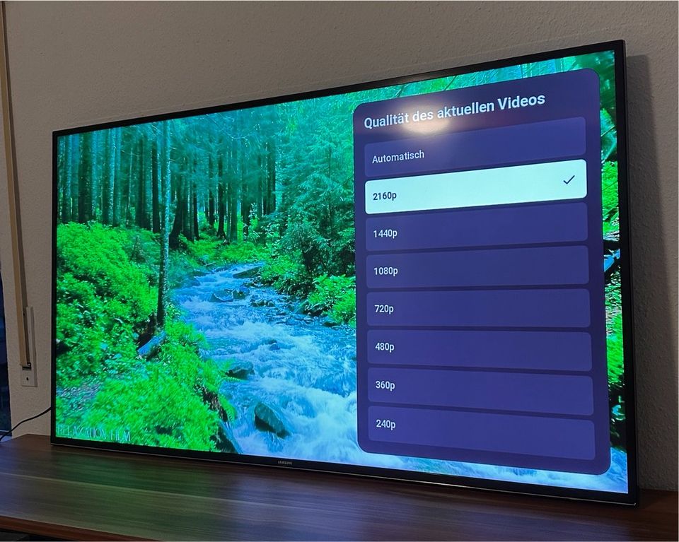 Samsung LED 55 Zoll 4K UHD HDR Smart TV Ultra Slim in Harsewinkel