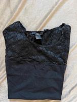 Schwarzes Tshirt Shirt Top H&M Spitze Größe s Niedersachsen - Uslar Vorschau