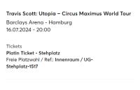 Travis Scott Platin Ticket Hamburg 1 Stehplatz 16.07.2024 Bayern - Augsburg Vorschau
