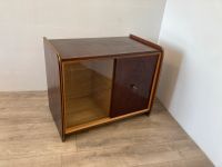 #A DDR Midcentury Barschrank Vitrinenschrank Glas Zierleiste 60er Sachsen - Burgstädt Vorschau