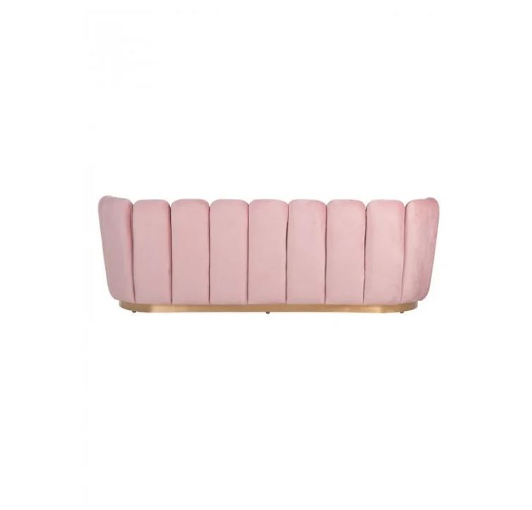 NEU! Sofa, 3-Sitzer, Pink/Gold, Polstersofa, Samt, Sitzgarnitur in Bremen