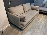 DESIGN SOFA WOHNZIMMER COUCH HOCHWERTIG POLSTERUNG HOLZ METALL Neuhausen-Nymphenburg - Neuhausen Vorschau