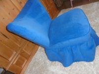 Nostalgiesessel Cocktailsessel Einzelstück royalblauer Velour Rheinland-Pfalz - Stadtkyll Vorschau