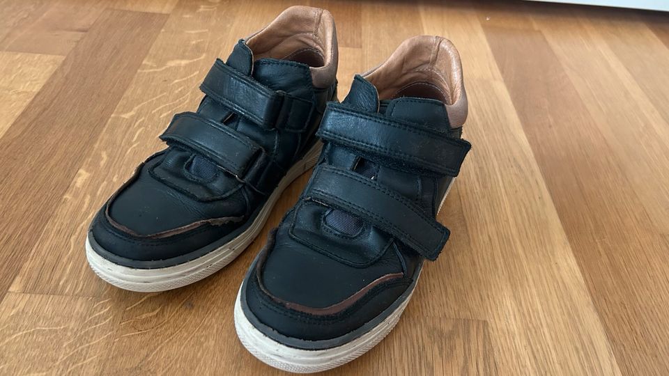 ⭐️ Bisgaard Sneaker Turnschuhe 32 halbhoch Leder Ben schwarz in Düsseldorf