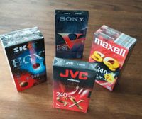 VHS Leerkassetten (u.a. von Sony, JVC, Maxell und HGX) Niedersachsen - Aurich Vorschau