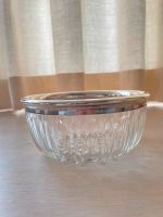 Glasschale mit massivem ☾♔835 WTB Silberrand D:17,5 cm Aachen - Aachen-Mitte Vorschau