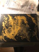 Acrylpouring auf Leinwand 30x 40 cm Unikat Brandenburg - Rangsdorf Vorschau