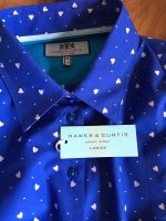 Bluse Hemd Hawes Curtis blau Royal Türkis weiß Herz NEU 36 38 S M Kiel - Mitte Vorschau