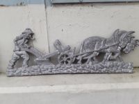 Relief "Bauer beim pflügen" 56 cm lang, 21 cm hoch  Zinn / Blei Koblenz - Niederberg (am Rhein) Vorschau