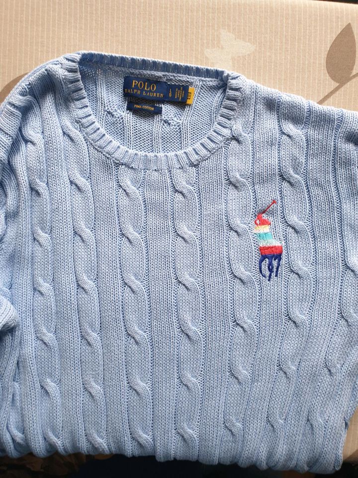 Blauer Pulli Ralph Lauren Gr.L in Konstanz