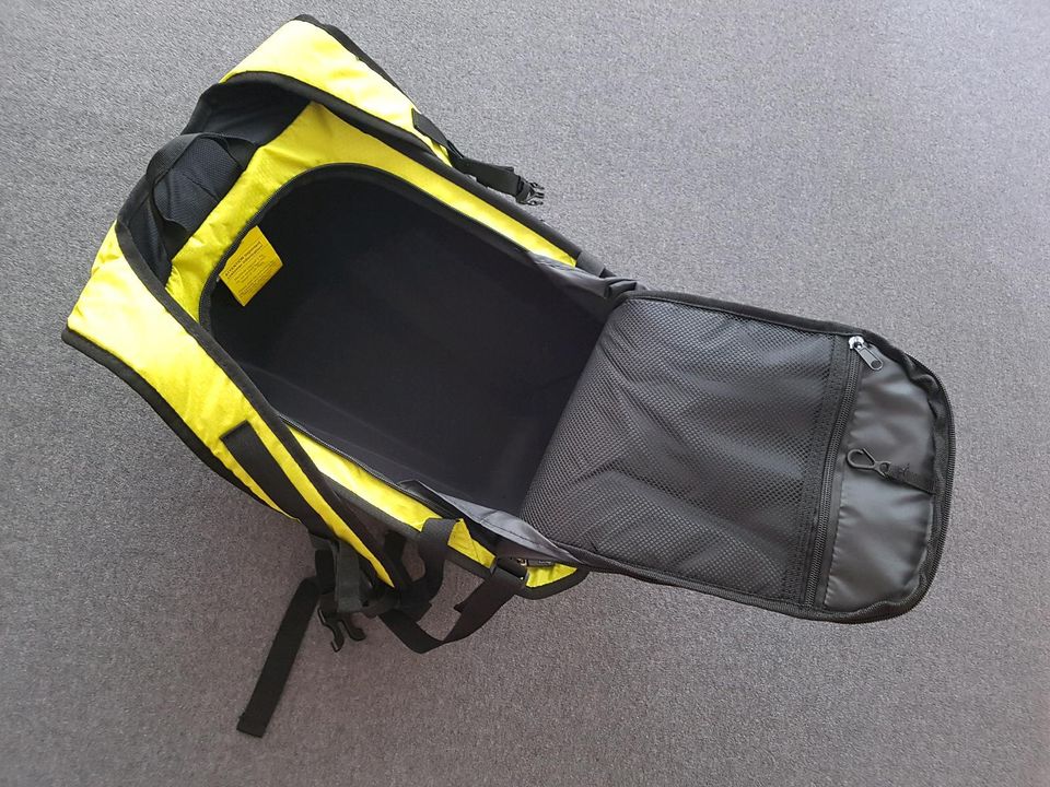 Motorrad Rucksack Hartschale Signalgelb NEU in Leipzig