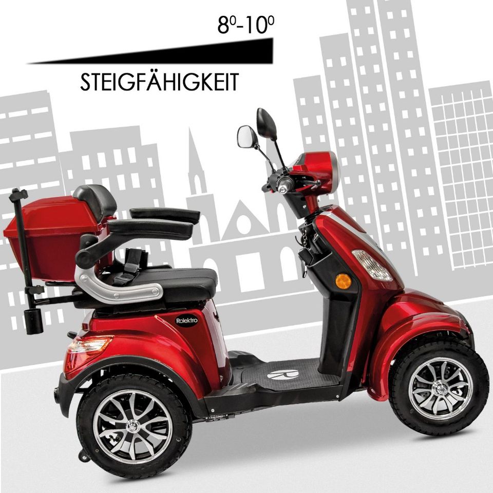 Seniorenmobil Rolektro E-Quad 25 V.3 Theo Premium 25 Lithium in Volkmarsen