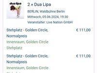 2 Dua Lipa Tickets in Berlin am 5.6.24 Bielefeld - Heepen Vorschau