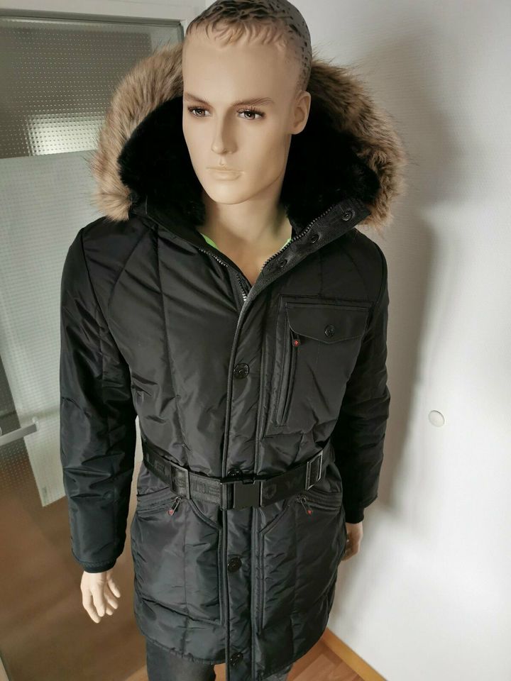 Wellensteyn ICEHOUSE MEN Gr. M Schwarz ☆Parka Winterjacke wie neu in Nauheim