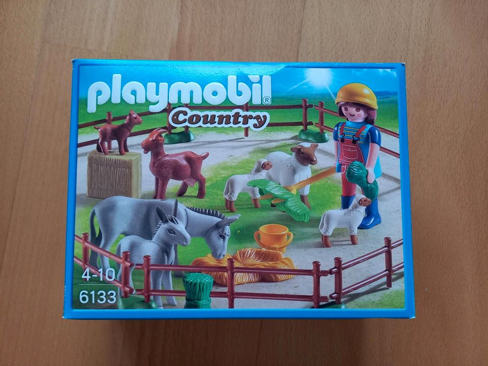 Playmobil Country 6133 Schafe Ziegen Esel Bauernhof Tiere Zaun in Alpirsbach