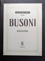 Busoni Sonatina für Klavier Piano Solo Noten Breitkopf München - Untergiesing-Harlaching Vorschau