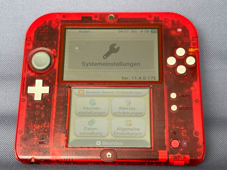 Gebrauchter Nintendo 2DS in rot transparent in Niedersachsen - Südschacht |  DS(i) & PSP gebraucht kaufen | eBay Kleinanzeigen ist jetzt Kleinanzeigen