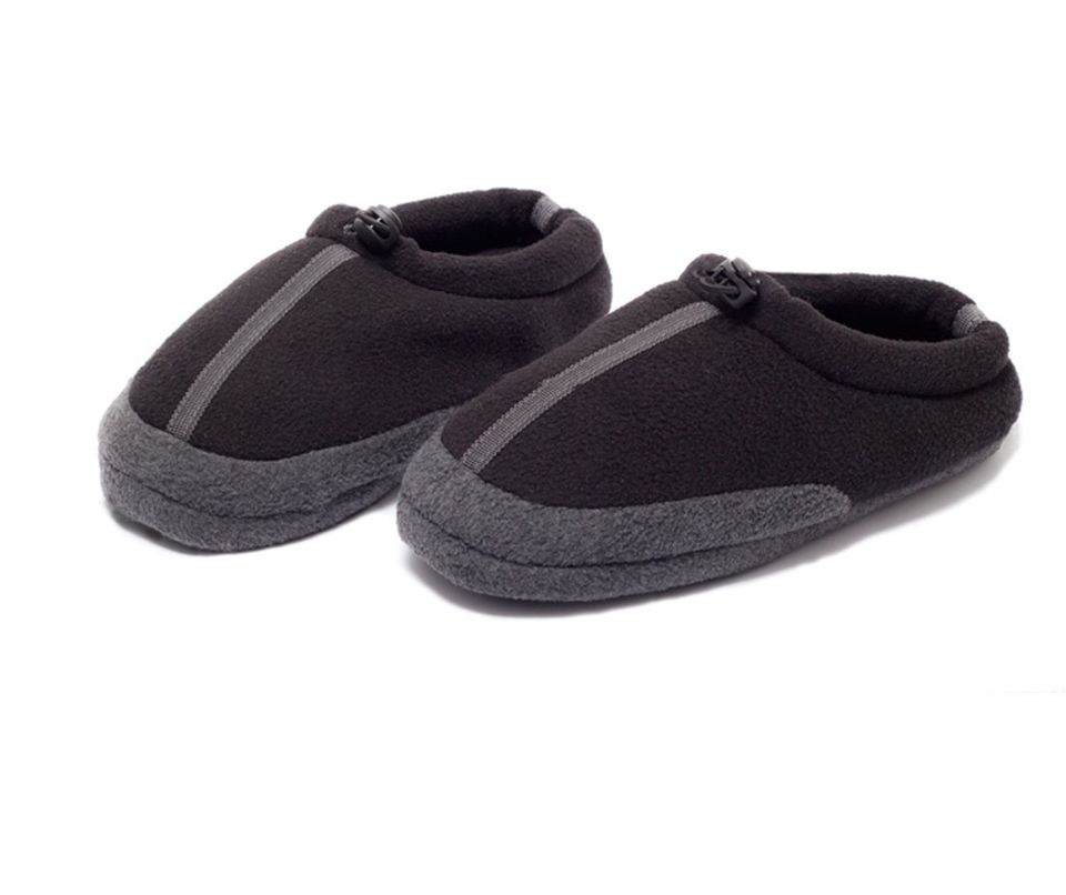 Herren Fleece Hausschuhe Gr.43 Schlappen Schuhe Slipper Pantoffel in Neumünster