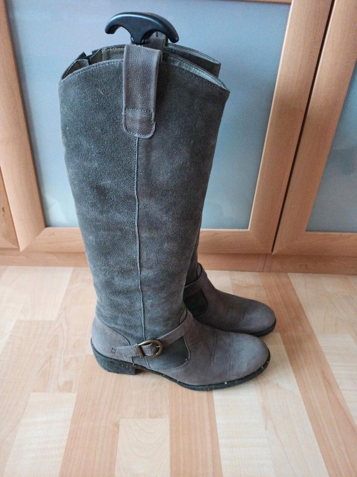 Top Zustand El Naturalista Stiefel Langschaft grau 40 in Hamm