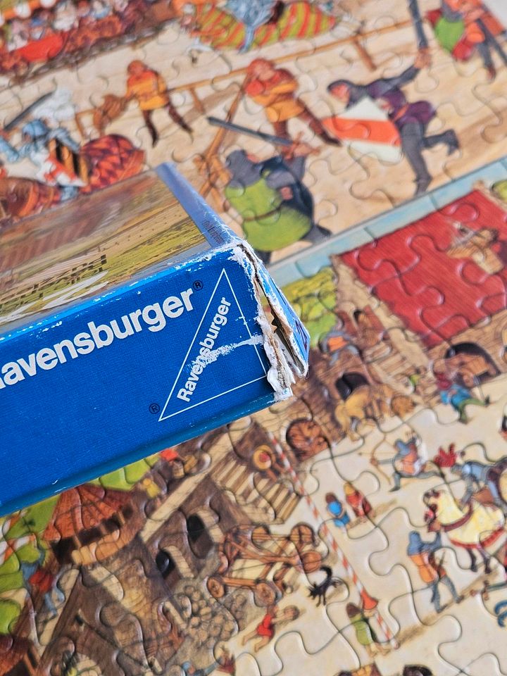 Ritterburg/ Mittelalter/ Ritter/ Burg/ Puzzle/ Ravensburger/ Kind in Seligenstadt