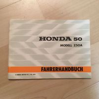 Honda Monkey Z50A Fahrerhandbuch original Bayern - Ansbach Vorschau