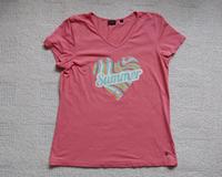 OKLAHOMA Bio BW T-Shirt M 38 Summer rosa Retro Brandenburg - Nauen Vorschau