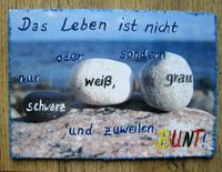 Affirmation Bild Dekoration "Das Leben ist ..." Selbstbewusstsein Schleswig-Holstein - Bad Segeberg Vorschau