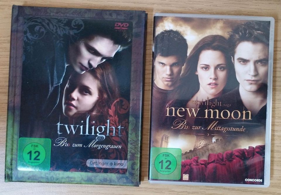 DVD New moon und Twilight Bis zur Mittagsstunde/zum Morgengrauen in Landau in der Pfalz