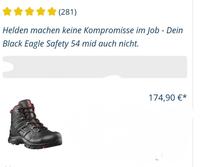 Haix Arbeitsschuhe sicherheitsschuhe black Eagle safety 54 mid Sachsen - Dürrröhrsdorf-Dittersbach Vorschau