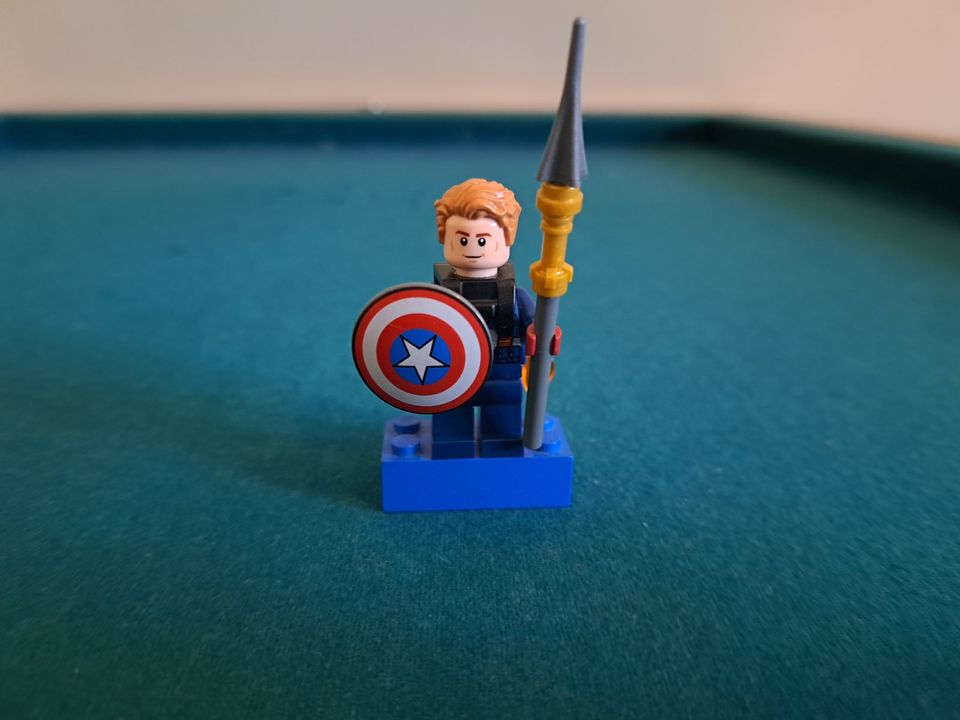 Lego Marvel Super Heroes Captain America Minifigur in Wankendorf