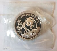 China Panda 1990 1 Oz Silber in Kapsel+Folie inkl. vers. Versand Saarland - Rehlingen-Siersburg Vorschau