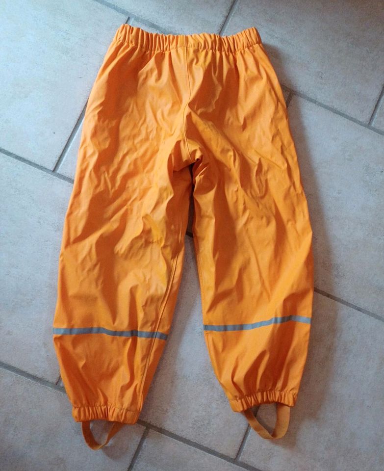 Gefütterte Matschhose Lupilu orange Gr.110/116 in Essen