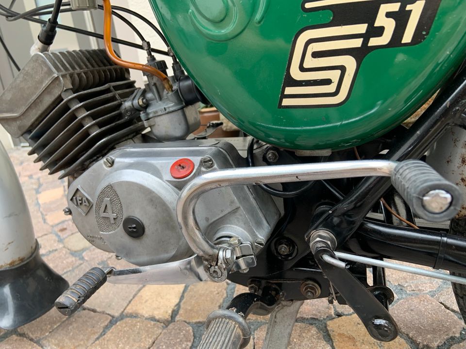 Simson S51 in Liebschützberg