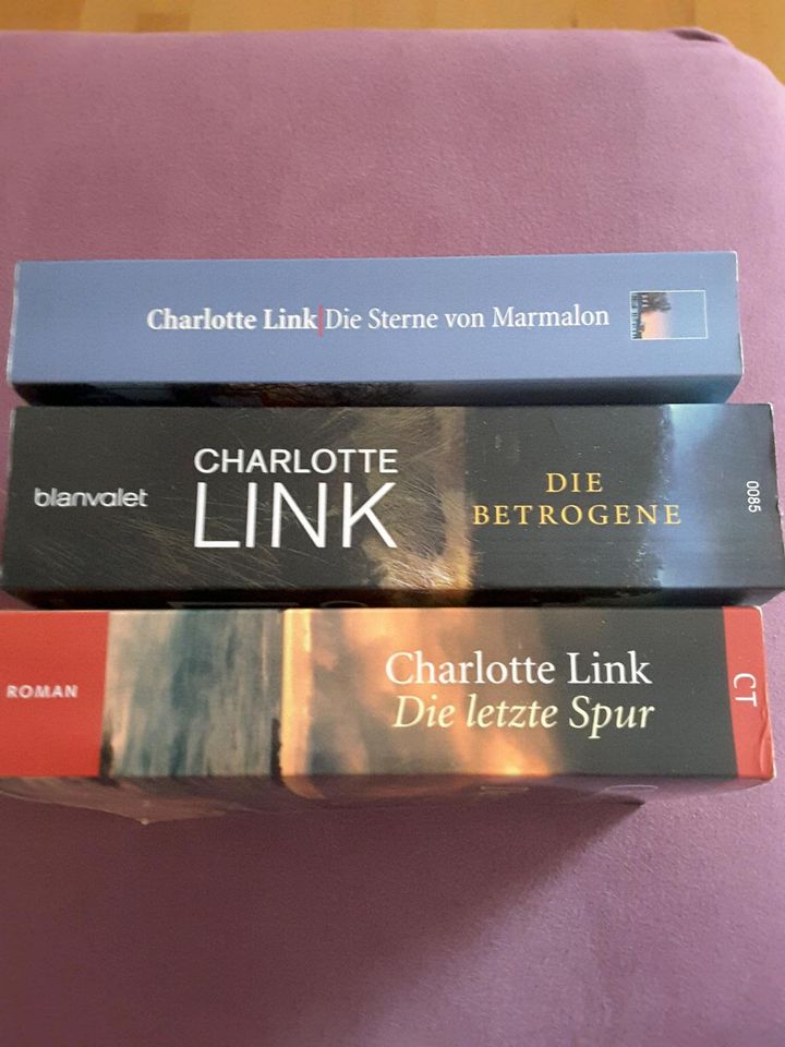3 Taschenbücher von Charlotte Link in Sinsheim